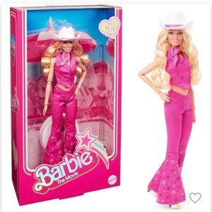 NIB SOLD OUT Barbie the Movie Collectible Doll In Pink Western Outfit Cowgirl